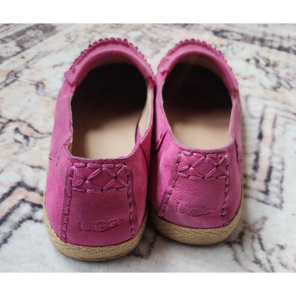 UGG Women's Sz. 8.5 Marrah Casual Pink/Purple Suede Leather Loafers - Picture 2 of 6